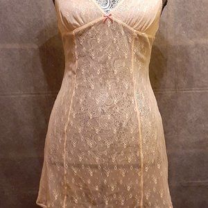 Betsey Johnson Intimates Pink Lace Nightie